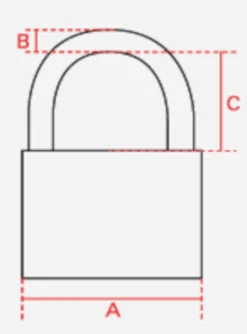Abus Hänglås 40 mm
