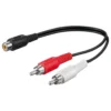 Adapter för subwoofer 2x hane