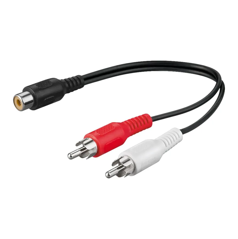 Adapter för subwoofer 2x hane
