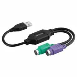 Adapterkabel USB-A hane till 2x PS/2 honor 0,3 m