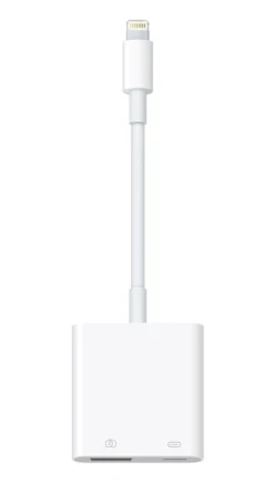 Adapter Lightning till USB med strömförsörjning
