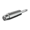 Adapter XLR-hona till 6,3 mm-hane