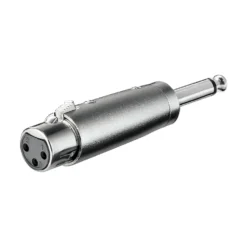 Adapter XLR-hona till 6,3 mm-hane