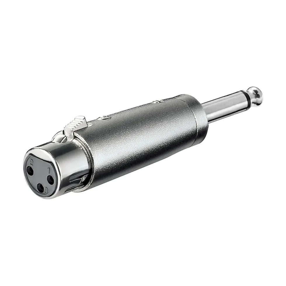 Adapter XLR-hona till 6,3 mm-hane