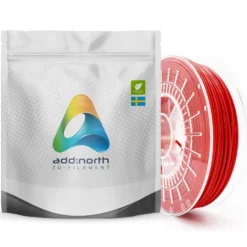 Addnorth E-PLA-filament för 3D-skrivare 1,75 mm Röd