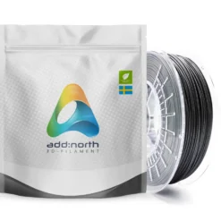 Addnorth E-PLA-filament för 3D-skrivare 1,75 mm Glitz Grey