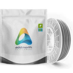 Addnorth E-PLA-filament för 3D-skrivare 1,75 mm Ljusgrå