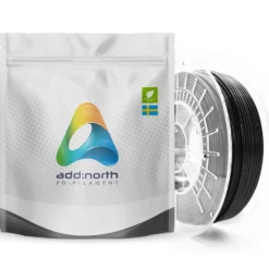 Addnorth E-PLA-filament för 3D-skrivare 1,75 mm Svart