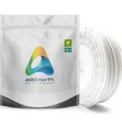 Addnorth E-PLA-filament för 3D-skrivare 1,75 mm Vit
