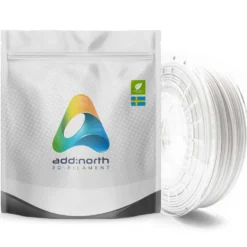 Addnorth E-PLA-filament för 3D-skrivare 1,75 mm Vit