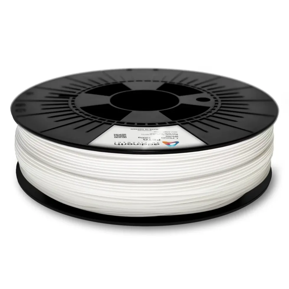 Addnorth PETG Economy-filament 1,75 mm 1000 g – vit