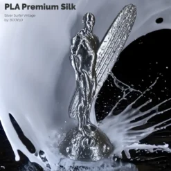 Addnorth PLA Premium Silk-filament för 3D-skrivare 1,75 mm Silver