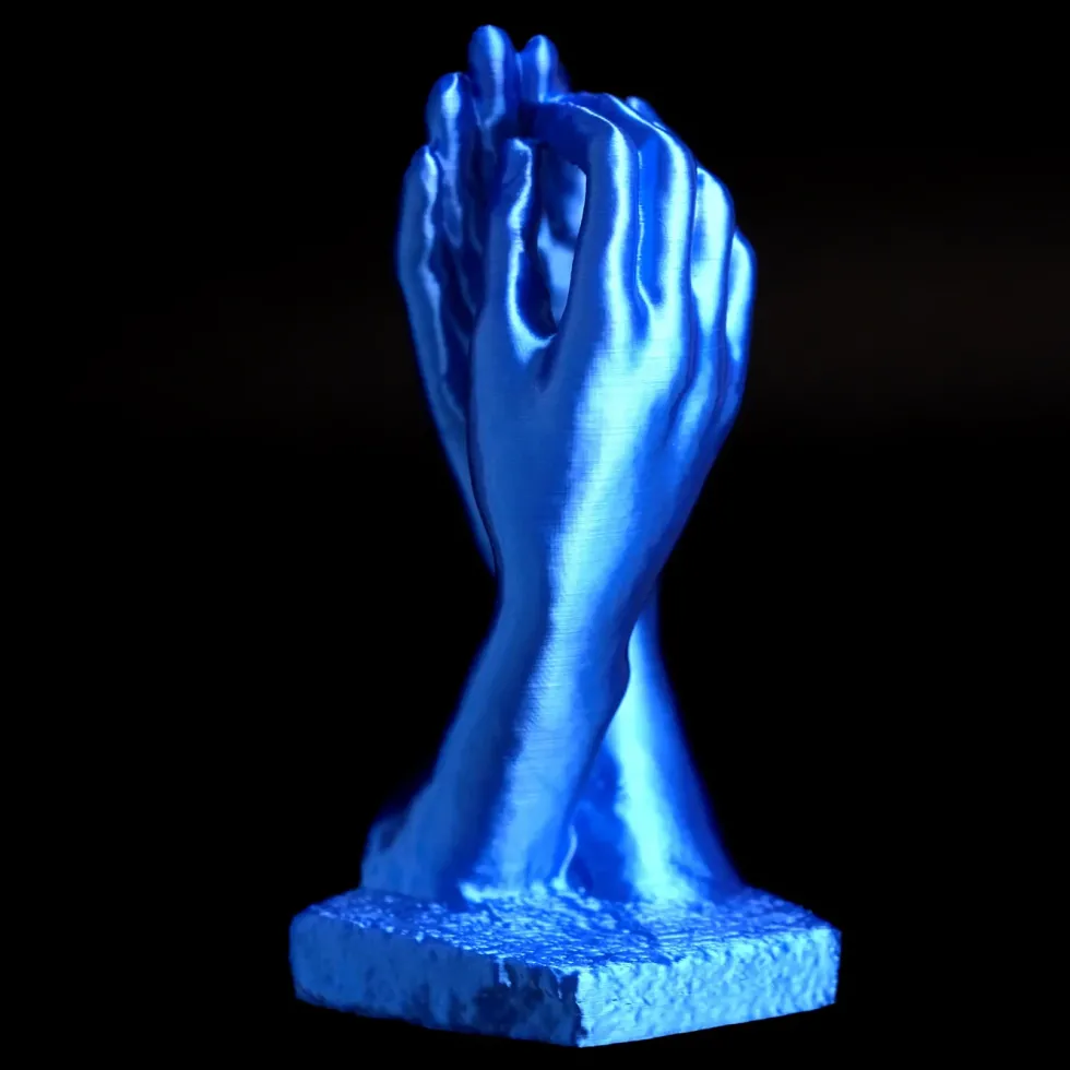 Addnorth PLA Premium Silk-filament för 3D-skrivare 1,75 mm Blå