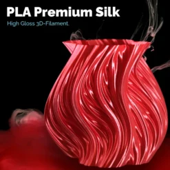 Addnorth PLA Premium Silk-filament för 3D-skrivare 1,75 mm Röd