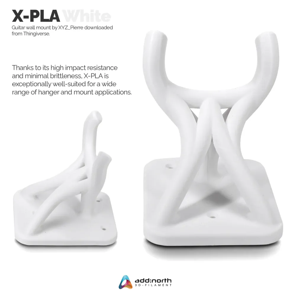 Addnorth X-PLA-filament för 3D-skrivare 1,75 mm Vit