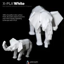 Addnorth X-PLA-filament för 3D-skrivare 1,75 mm Vit