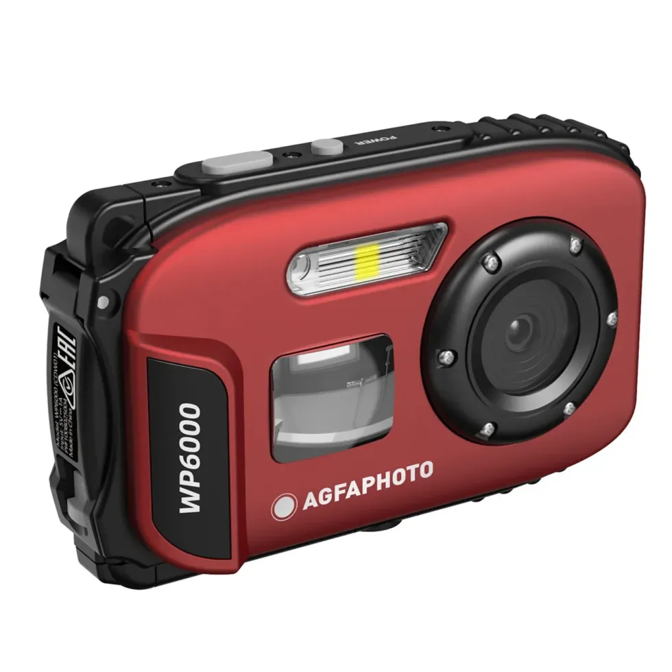 AgfaPhoto Realishot WP6000 vattentät kompaktkamera Röd