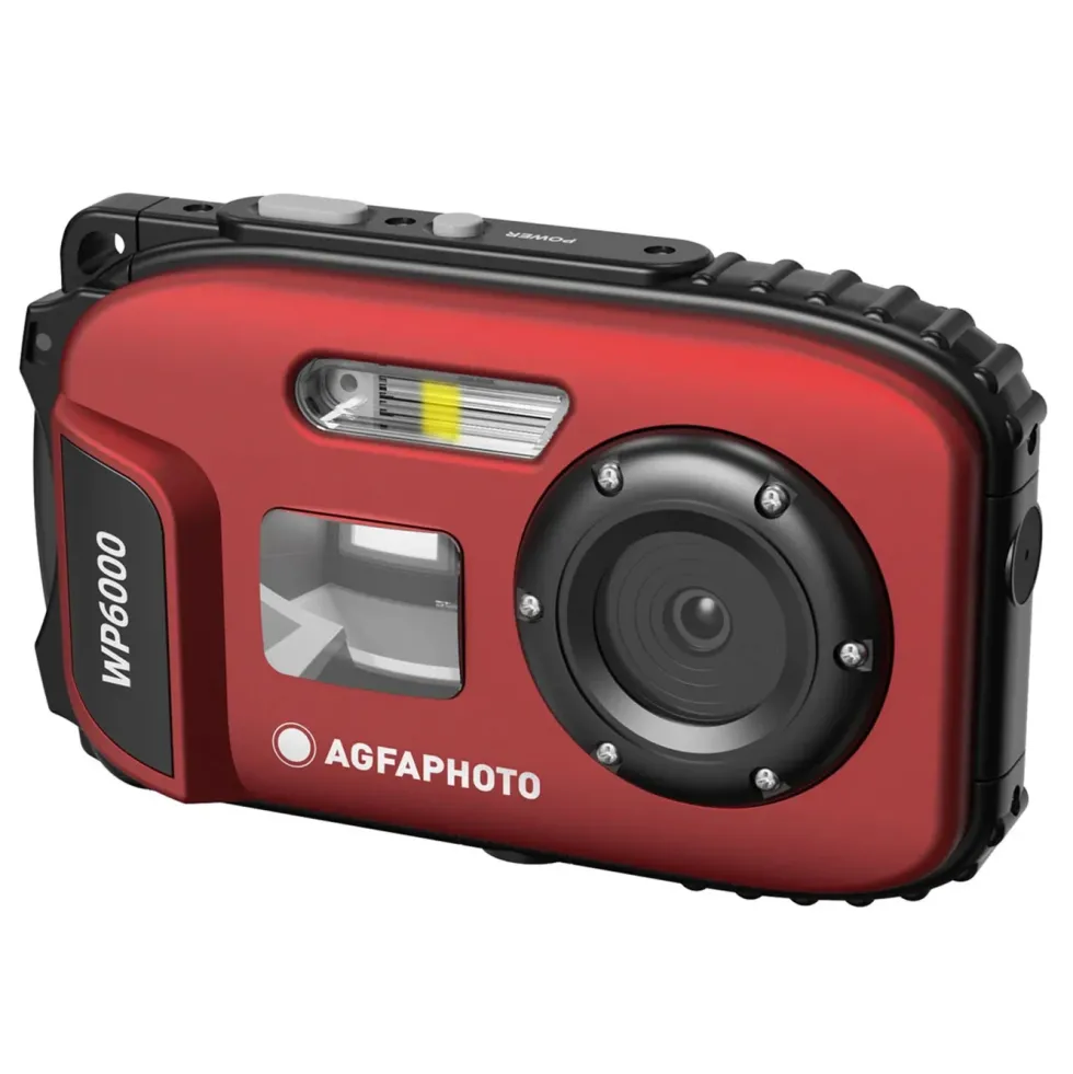 AgfaPhoto Realishot WP6000 vattentät kompaktkamera Röd