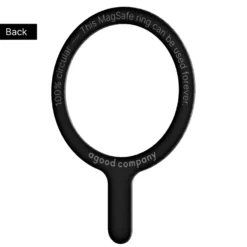 agood company Avtagbar MagSafe-ring Svart