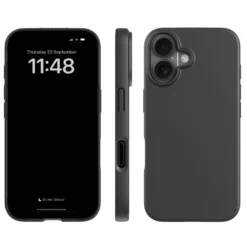 agood company Växtbaserat mobilskal iPhone 16 Svart