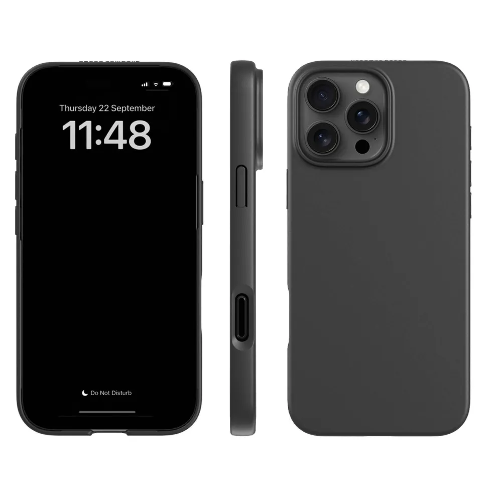 agood company Växtbaserat mobilskal iPhone 16 Pro Max Svart