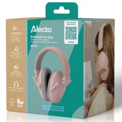 Alecto BV73 Hörselskydd för barn Rosa