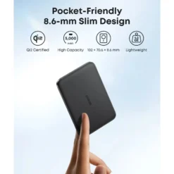 Anker MagGo Powerbank Slim 5k Qi2