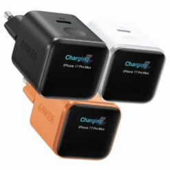 Anker Nano Charger 45 W USB-C-laddare med smart display Orange