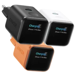 Anker Nano Charger 45 W USB-C-laddare med smart display Vit