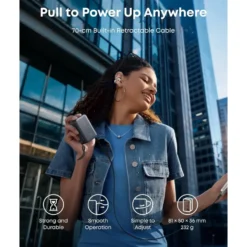 Anker Nano Powerbank 10 000 mAh 45 W Svart