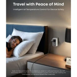 Anker Nano Travel Adapter 5-i-1 reseadapter (20 W) Vit