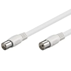 Antennkabel Vit 1 m