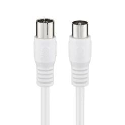 Antennkabel Vit 1 m