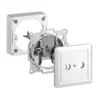 Antennuttag (slututtag) med lock och ram 1 dB