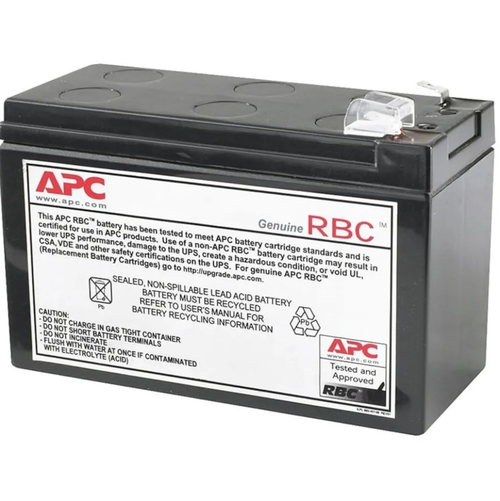 APC Utbytesbatteri #110 - 12 V 7 Ah