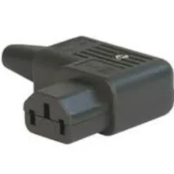 Apparatkontakt C13 Vinklad
