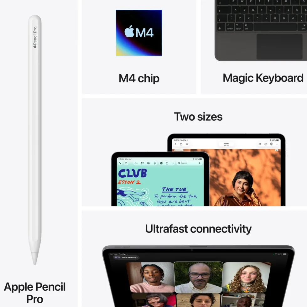 Apple iPad Air 11" (M4) 128 GB Wifi Rymdgrå