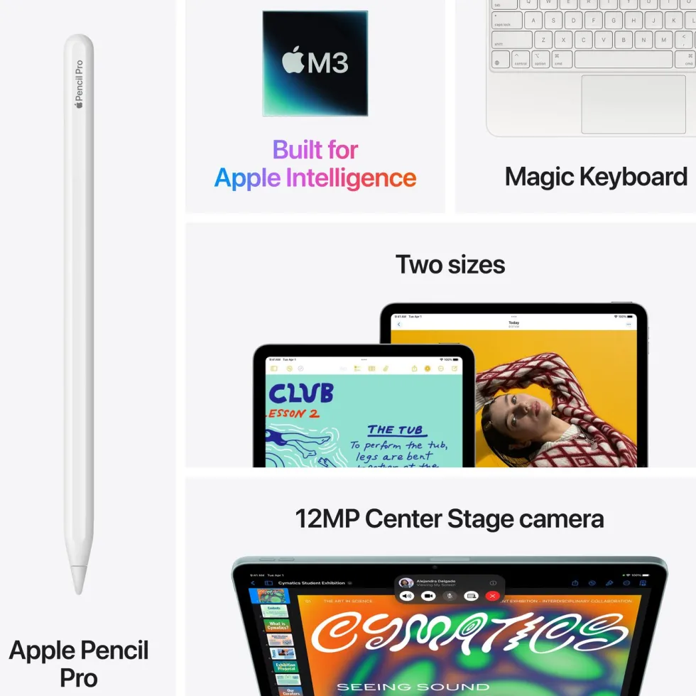 Apple iPad Air 11" (M3) 128 GB Wifi Starlight