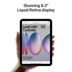 Apple iPad mini (A17 Pro) 128 GB Wifi Rymdgrå