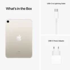 Apple iPad mini (6:e gen.) 64 GB 5G Stjärnglans