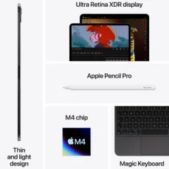 Apple iPad Pro 11 tum (M4) 256 GB Wifi Rymdsvart