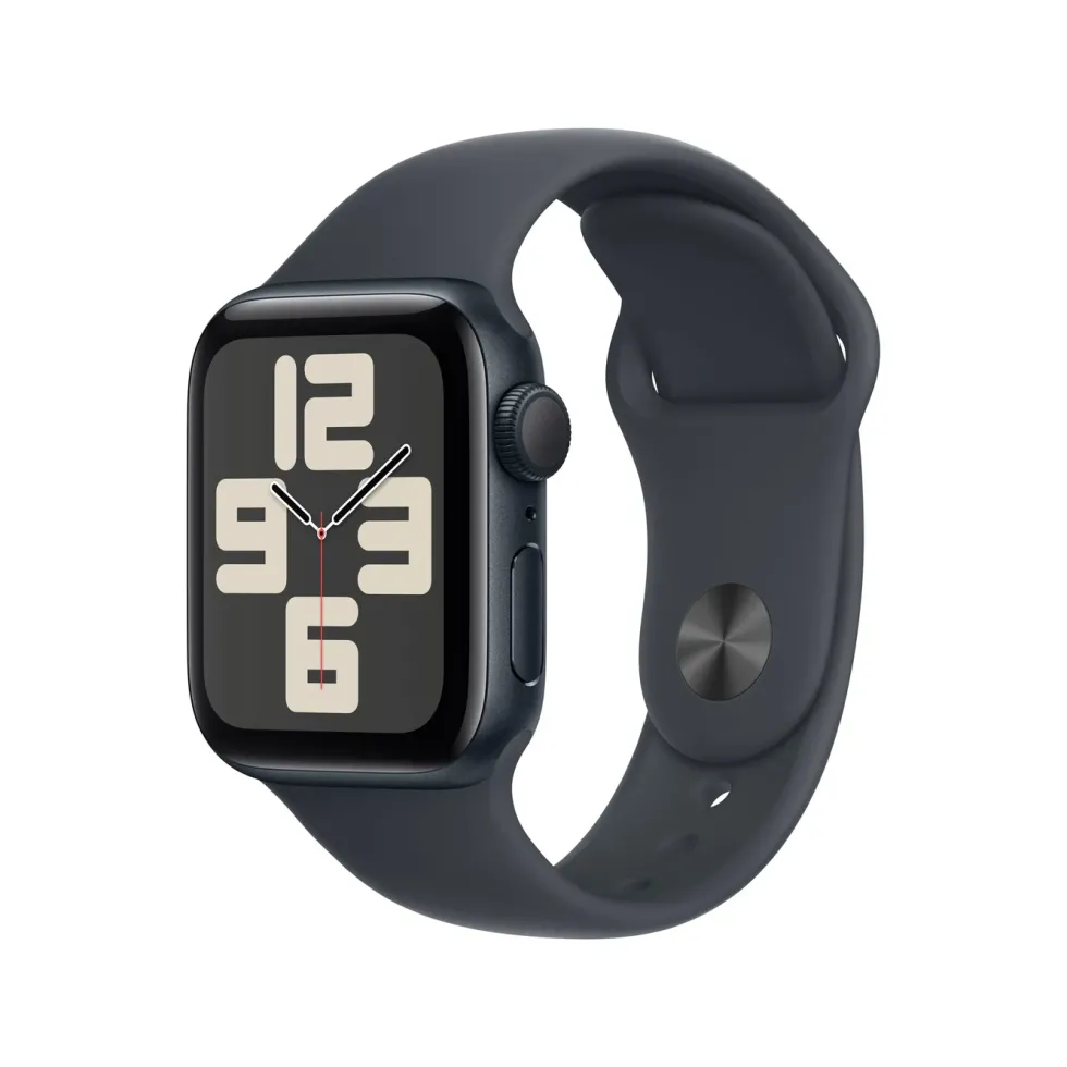 Apple Watch SE GPS 40 mm Midnight Case med Midnight Sport band S/M