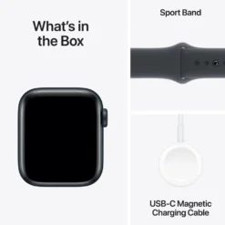 Apple Watch SE GPS 40 mm Midnight Case med Midnight Sport band S/M