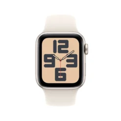 Apple Watch SE GPS 40 mm Starlight Case med Starlight Sport band M/L