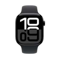 Apple Watch Series 10 GPS 46 mm Jet Black Case med Black Sport band M/L