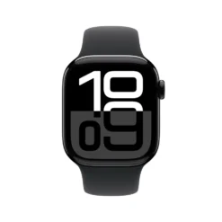 Apple Watch Series 10 GPS 42 mm Jet Black Case med Black Sport Band S/M