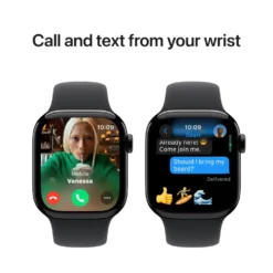 Apple Watch Series 10 GPS 42 mm Jet Black Case med Black Sport Band S/M