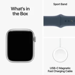 Apple Watch Series 9 GPS 45 mm Silver S/M