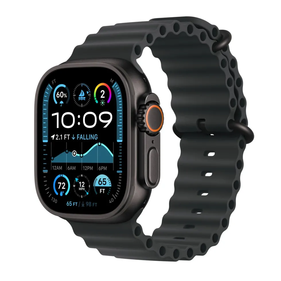 Apple Watch Ultra 2 GPS + Cellular Black Titanium Case med Black Ocean band