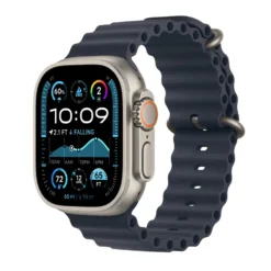 Apple Watch Ultra 2 GPS + Cellular Natural Titanium Case med Navy Ocean band